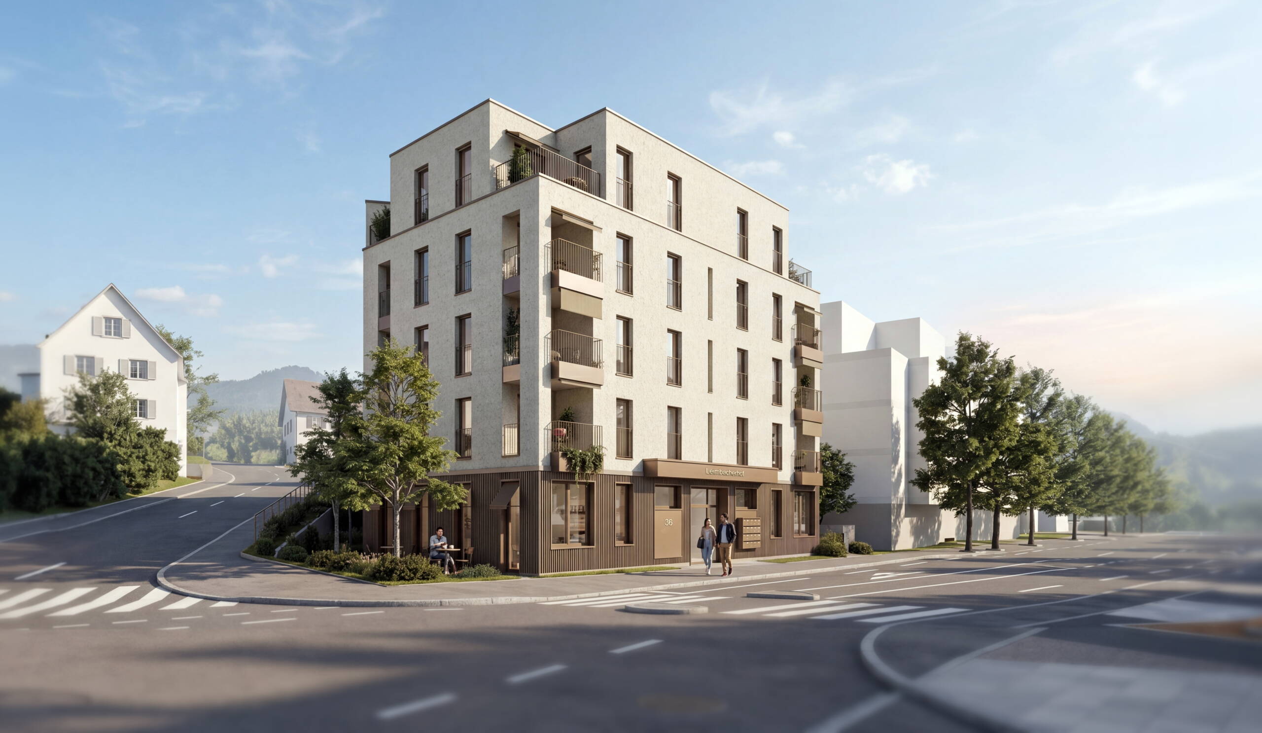 Leimbacherhof Zürich, Besucheransicht